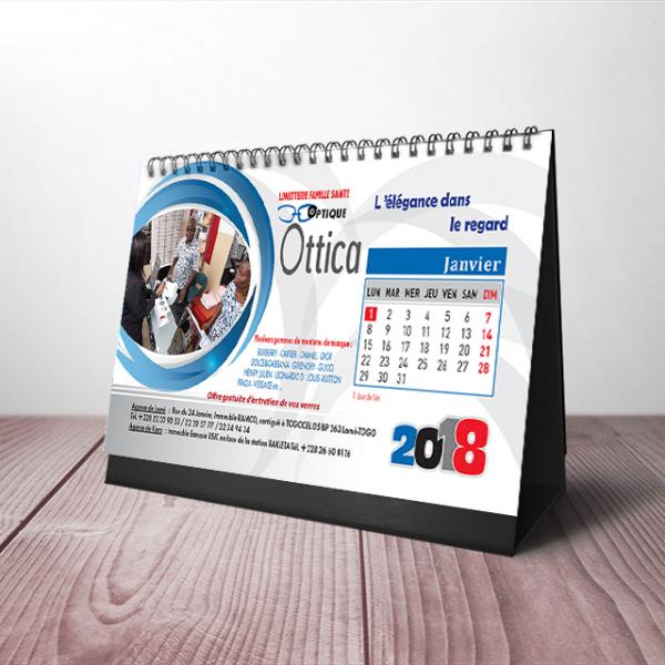 Calendrier Ottica 2018