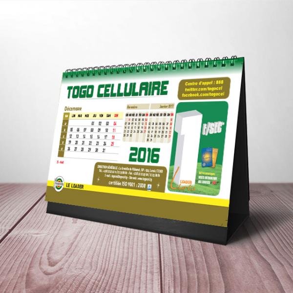 Calendrier Togocel 2016 & 2017